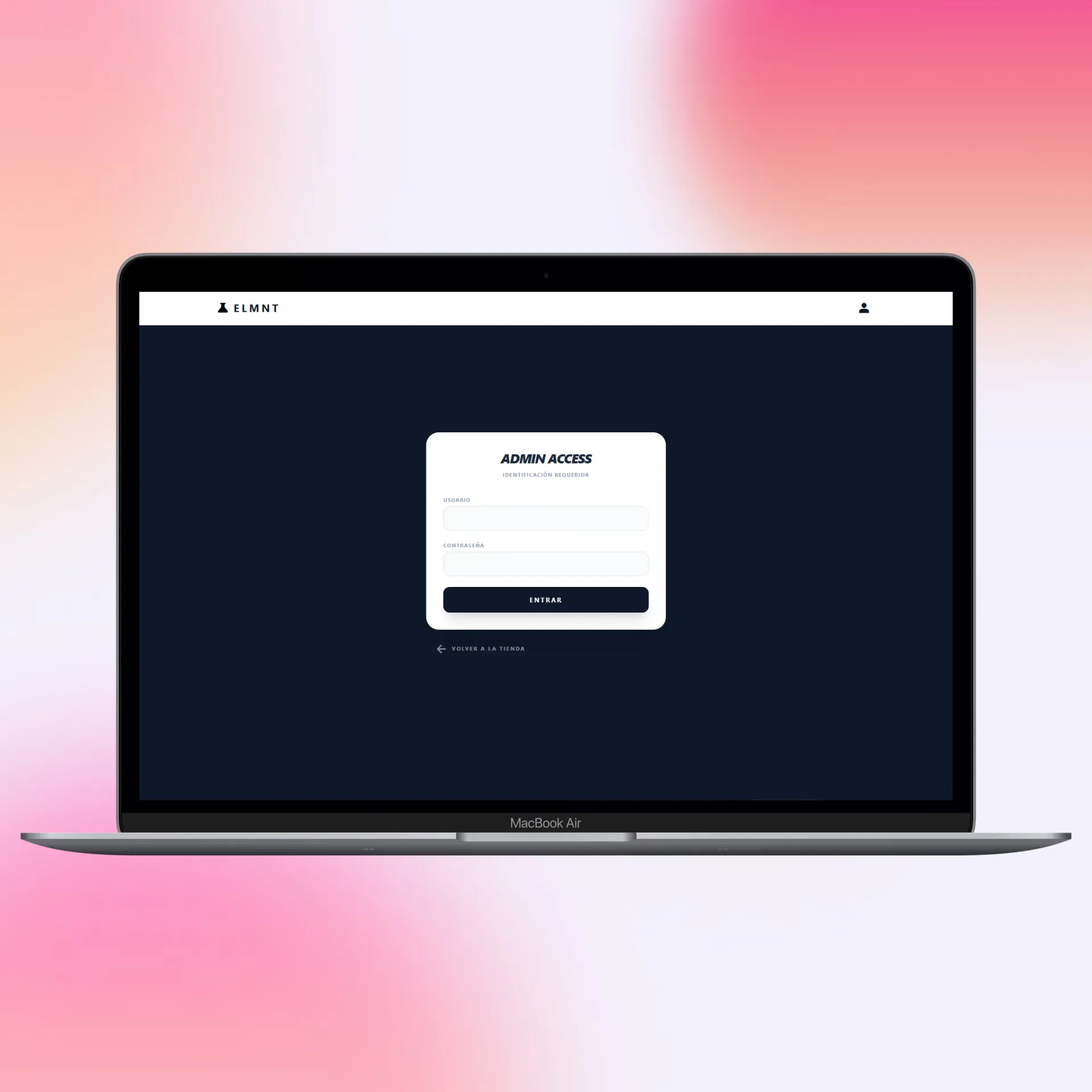 Laptop mostrando un panel de administración de turnos y reservas online